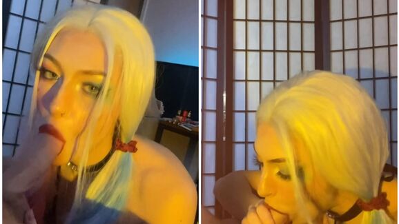 Ariesia Harley Quinn Blowjob Leaked