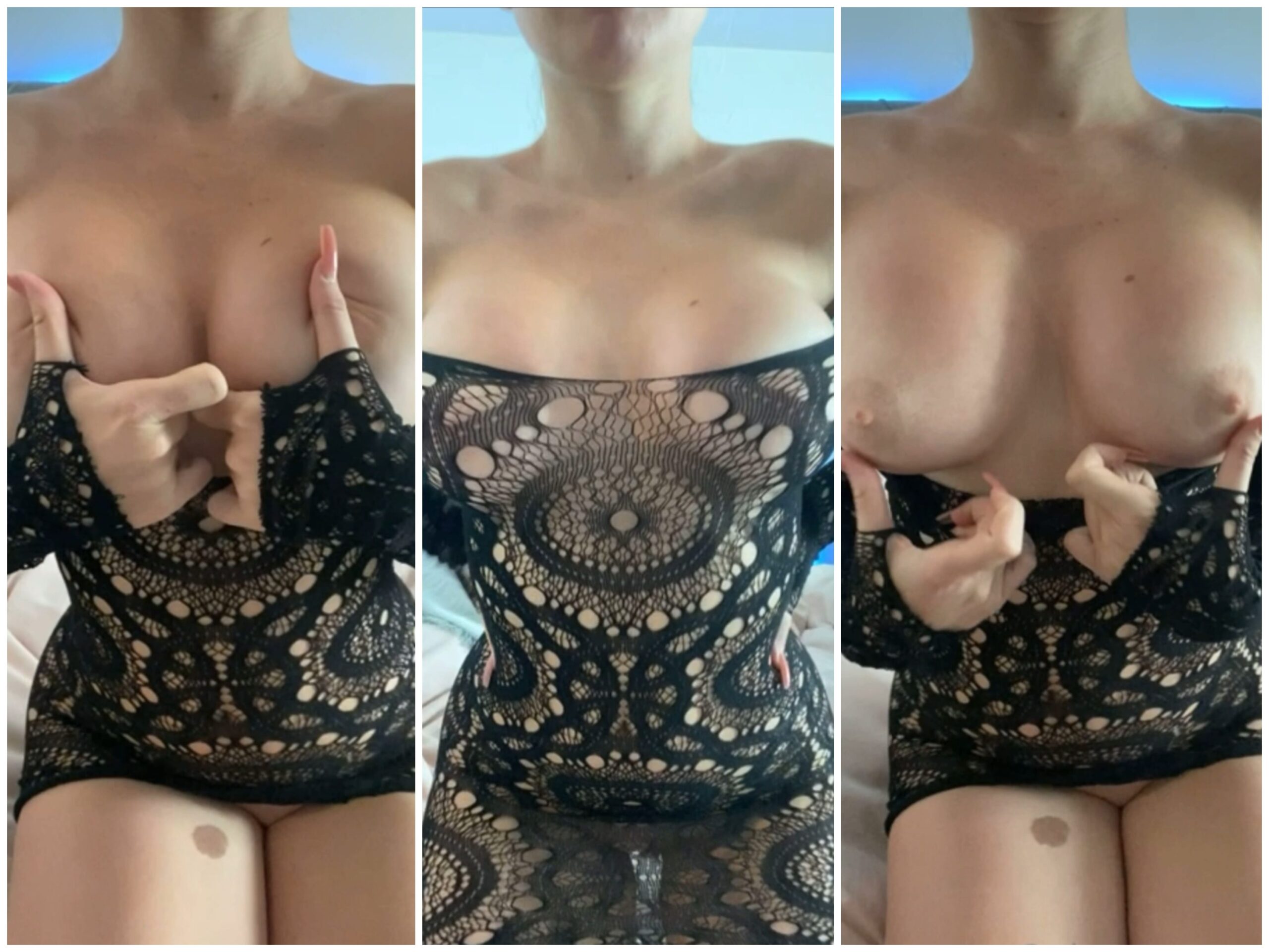 Kelly Kay Body in Black Lingerie Leaked