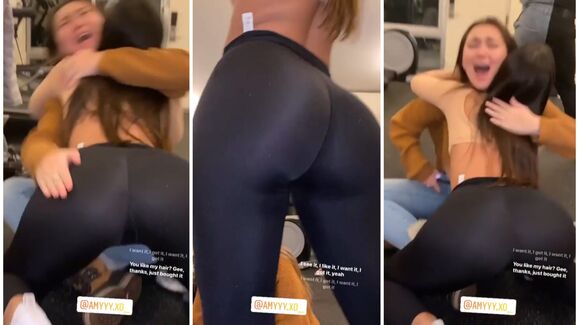 Abarbie55 In The Gym With Her Friend Leaked