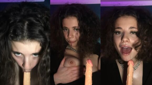 Yololary Sloppy Dildo Deepthroat Leaked