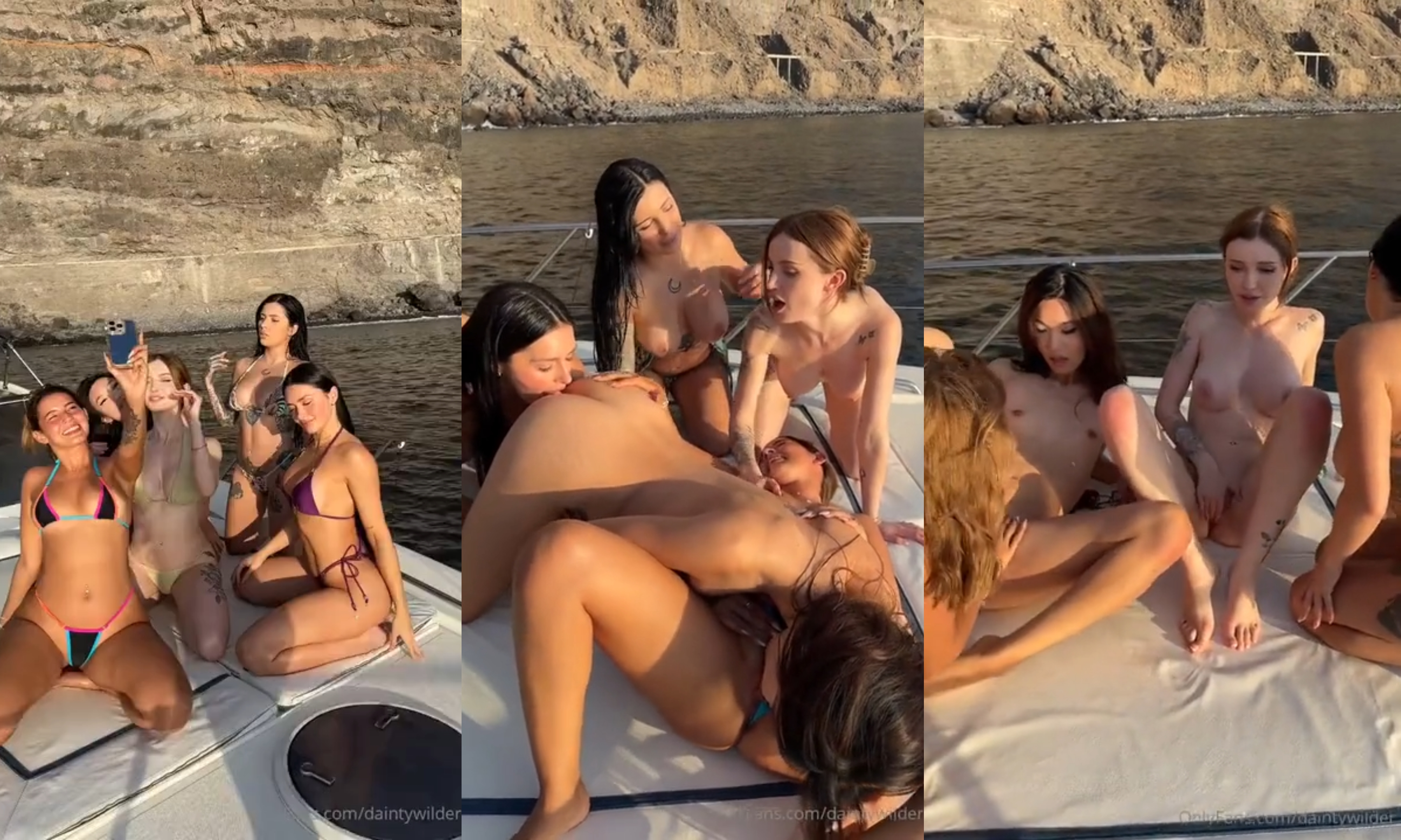 Dainty Wilder Boat Orgy Leaked